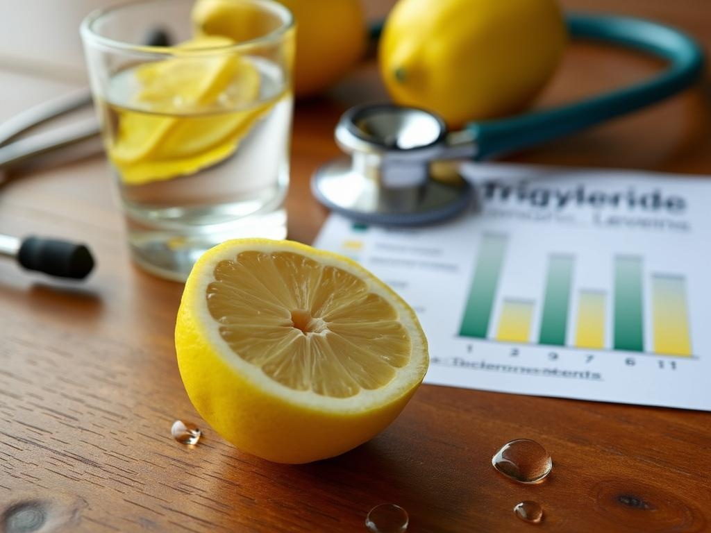 triglycérides et citron