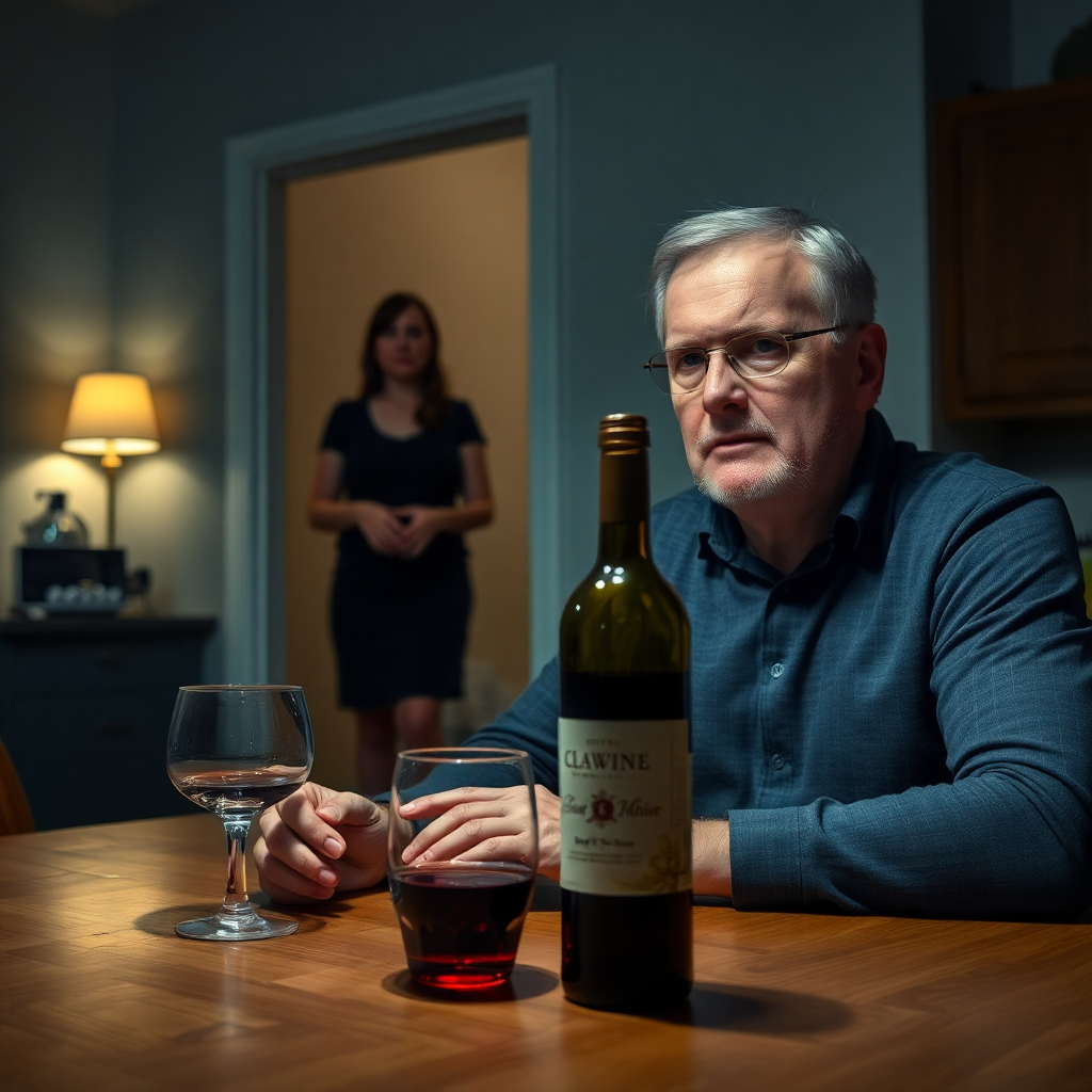 mon mari boit 1 bouteille de vin par jour